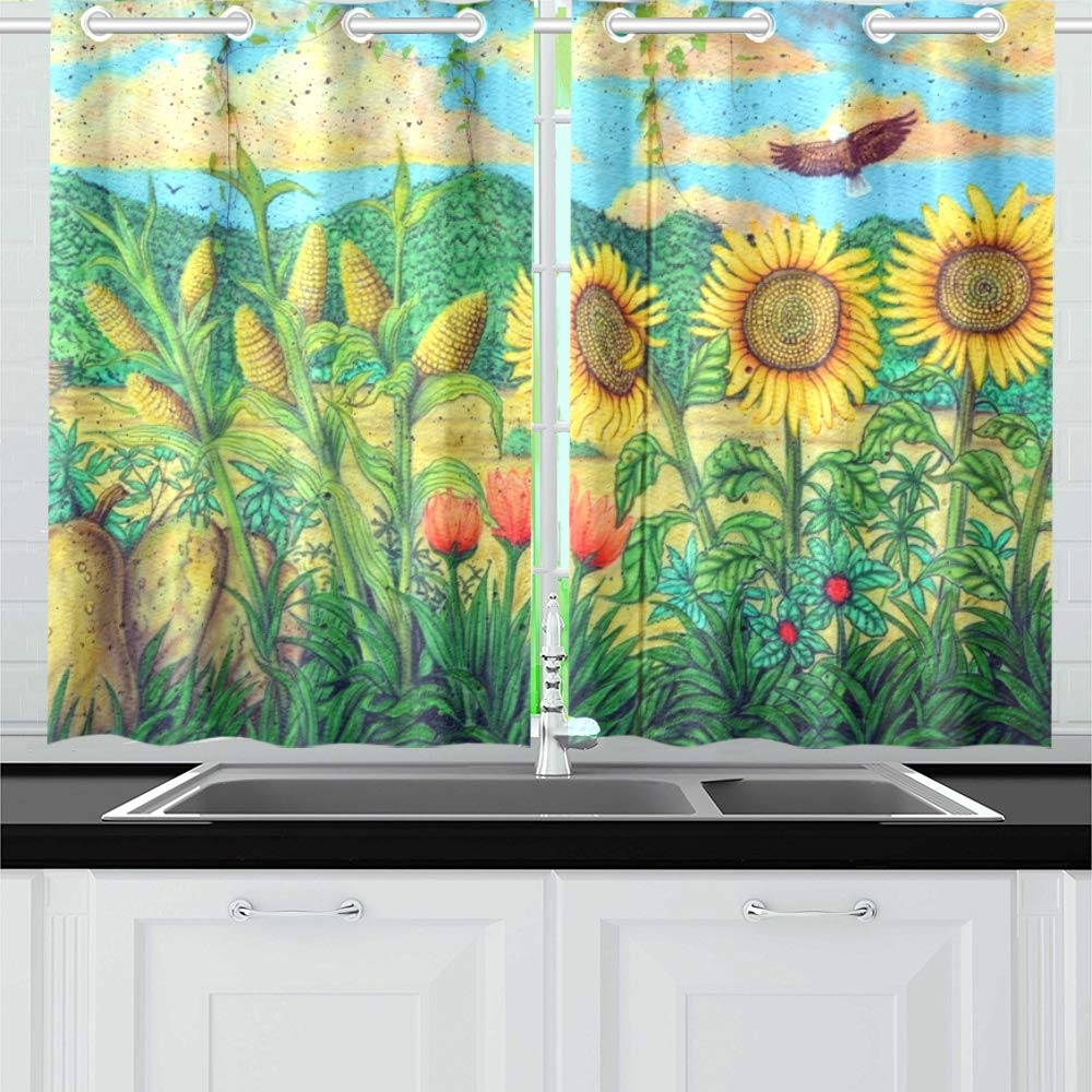 Amazon Com Yumoing Duncan Bc Canada June 21 2015 Kitchen Curtains