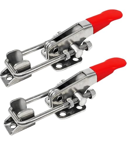 Sourcing Map 2Pcs Draw Toggle Latch 4.84-inch SUS304 Stainless Steel