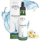 Buried Treasure Chamomile Drops – 30 Servings, 2oz, Liquid Herbal Calm Supplement for Relaxation Support, No Sugar Added