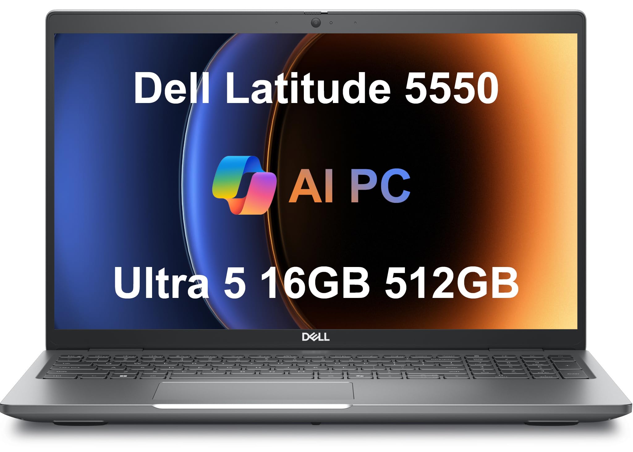 Dell Latitude 5550 5000 Business AI PC Laptop (15.6" FHD Anti-Glare, Intel 12-Core Ultra 5 125U (> i7-1355U), 16GB DDR5 RAM, 512GB SSD), Backlit, 1080p Webcam, Thunderbolt 4, Ethernet, Win 11 Pro