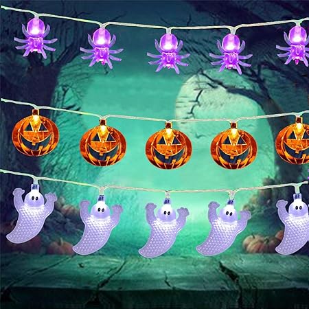 Amazon Com Muxin Halloween 30 Led Lights Battery Operated