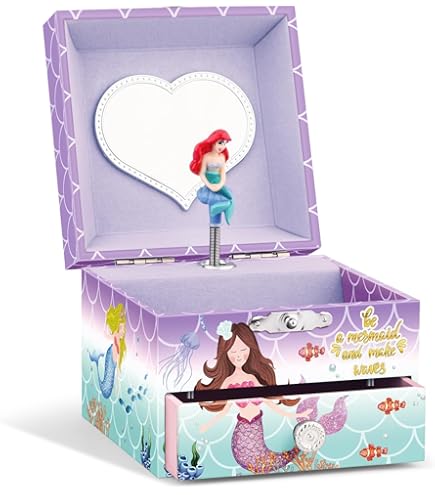 Swan Lake Ballerina With Storage (Rainbow/Gold) Jewelry Box For