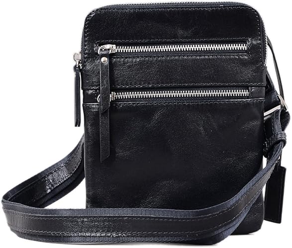 Amazon スノビスト Snobbist プレステージレザー ミニショルダーバッグ 本革 薄マチ メンズ ネイビー ショルダーバッグ