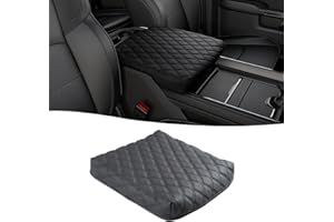 GIANT PANDA Custom Fit Center Console Cover for Dodge RAM 1500,2500,3500,2013-2023 with Bucket Console- Waterproof Faux Leath