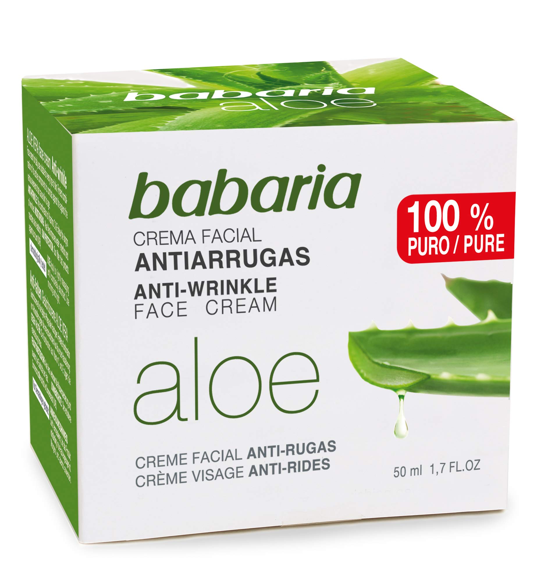 BABARIA Anti Wrinkle Cream Aloe Vera - 50ml