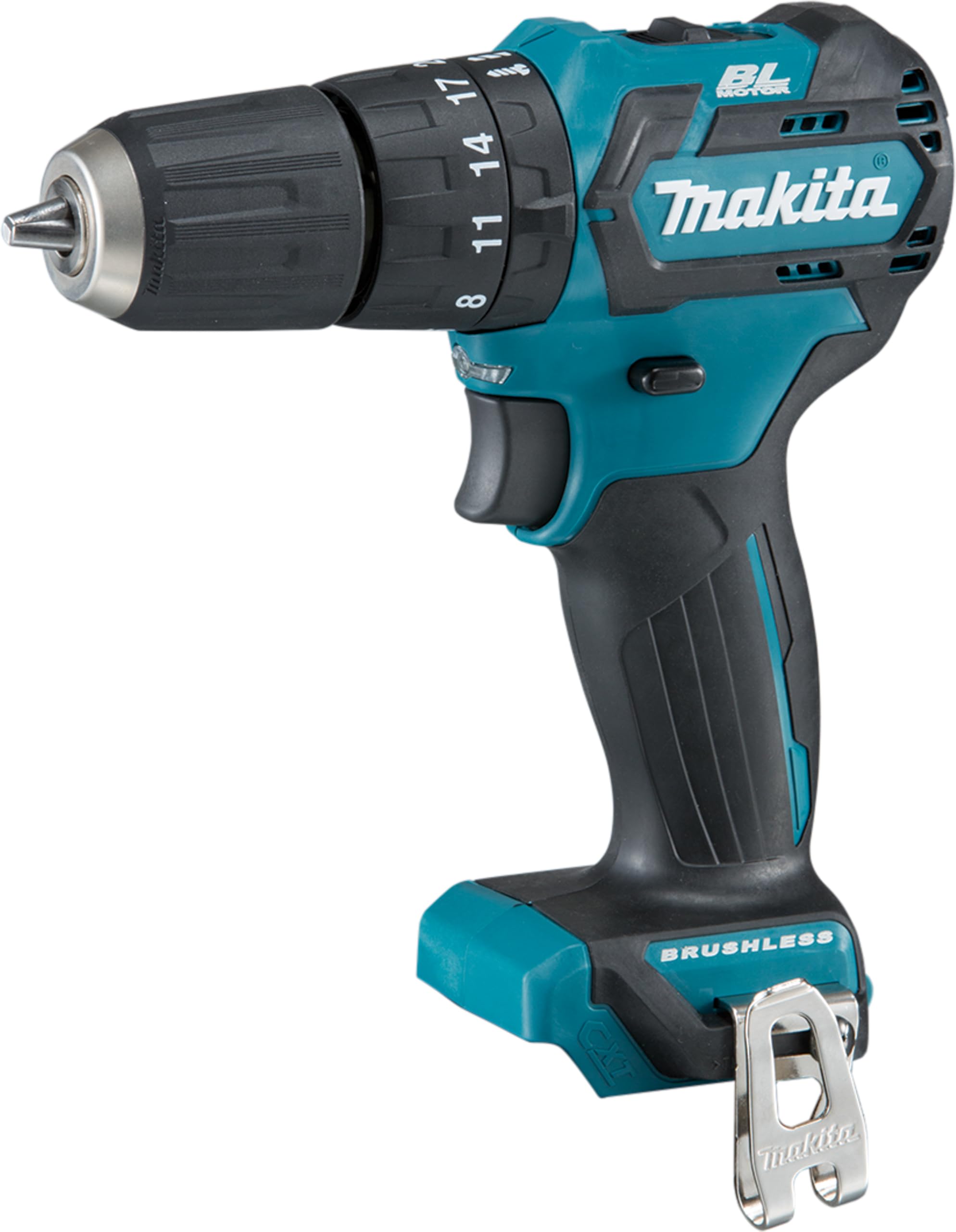Makita HP332DZ 12V Max Li-Ion CXT Brushless Combi Drill - No Batteries Included Black/Blue
