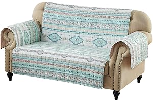 Barefoot Bungalow Phoenix Furniture Slipcover, Loveseat Size, Turquoise