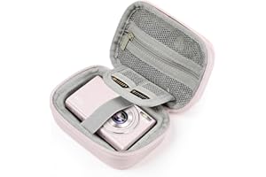 MoKo Digital Camera Case for Kodak PIXPRO FZ55/FZ45/CAMKORY DC403 FHD 1080P/Canon IXUS 285 HS/STUOGYUM DC402-AF, Small Cute T