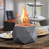 Durx-litecrete Tabletop Fire Pit, Rubbing Alcohol
