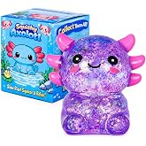GSOOUOLD Axolotl Squishy Stress Ball, Soft TPR Fidget Toy for Kids Adults | Non-toxic soft TPR, slow rebound, satisfying squeeze, sensory stress relief toy for kids &amp; adults