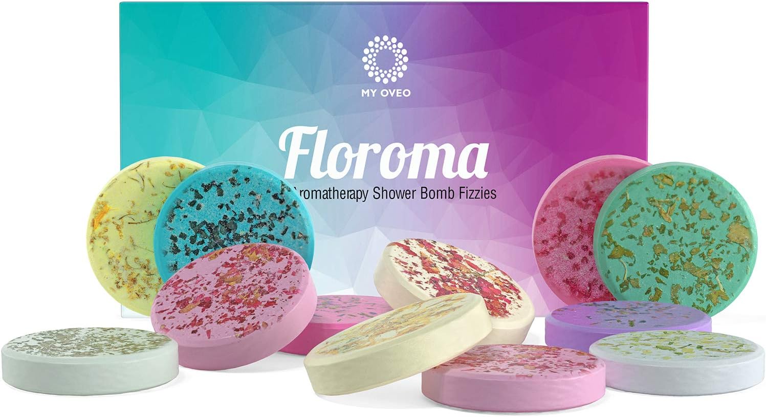 Amazon Com Floroma Aromatherapy Shower Steamers Variety Set Of 12x Shower Bombs With Essential Oils For Relaxation Shower Bomb Melts For Women Who Has Everything Shower Steamer Tablets Fizzies For Home Spa