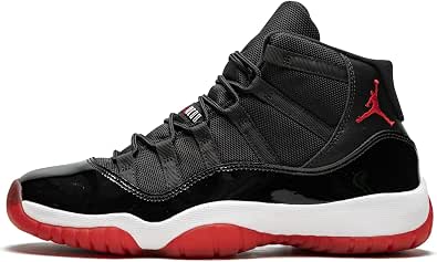 Amazon.com: AIR Jordan 11 Negro Rojo (GS) 378038-010 : Ropa, Zapatos y  Joyería