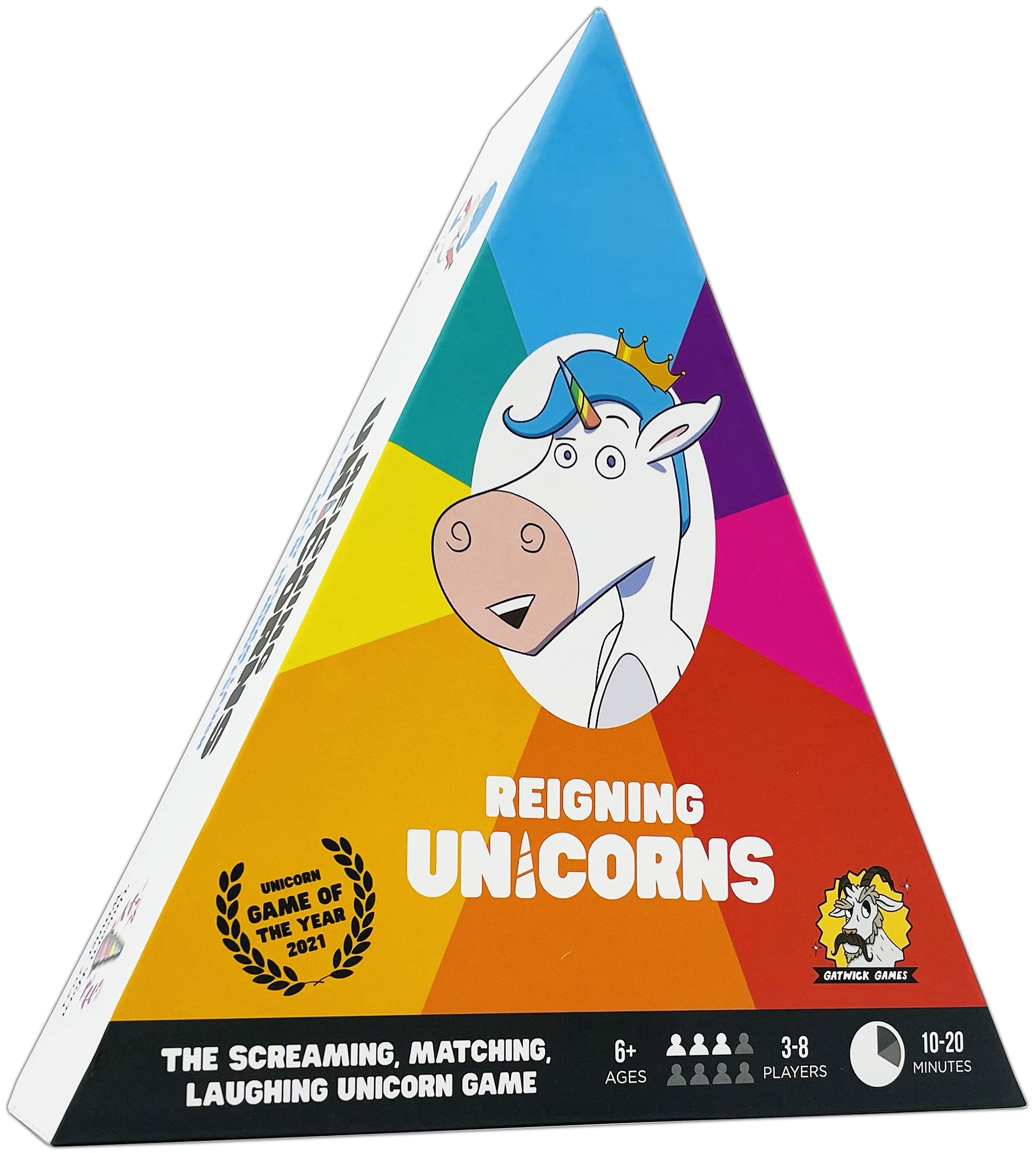 Photo 1 of Reigning Unicorns The Matching, Yelling Unicorn Card Game, Fun and Quick Party Game for Adults Game Night, Best for Girls, Boys, and Teens, Unicorns Gifts for Girls, 3-8 Players