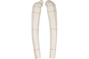 DE-LIANG Half Scale Dress Form 1/2 Soft arms for Sewing, Female Dress Form 1:2 Cotton Fabric Fully pinnable (NOT Adult Size 30cm ) Sewing arm Long Sleeve Draping Mannequin Hand, 1 Pair