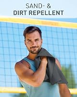 Fit-Flip Microfiber Swimming Towel 80x40cm Quick Dry Cool Grey view 6