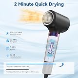 TQQ Hair Dryer 110,000 RPM Brushless Motor 200M Negative Ions 57dB view 5