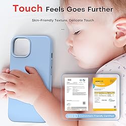 TOCOL 5 in 1 for iPhone 14 Case, with 2 Pack Screen