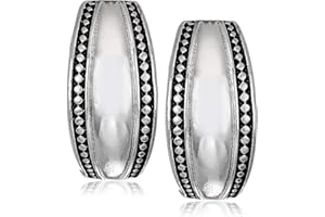 Napier Women's Casual Silver Ez Comfort Clip Button Earrings