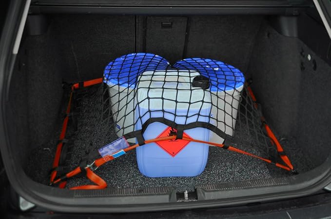 Wie Transportiert Man Einen Kühlschrank Im Auto KOFFERRAUM-SICHERUNGSNETZ ZUM SICHERN DER LADUNG. MAßE: 1250mm x 730mm
