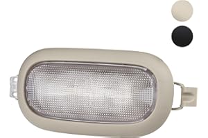 TQPONLY Car Roof Light Interior Dome Lamp Assembly | Compatible with Dodge Ram Chrysler Jeep Accessories Parts | Replaces 5JG55BD1AD Inside Overhead Console Reading Light (Medium Slate Gray)