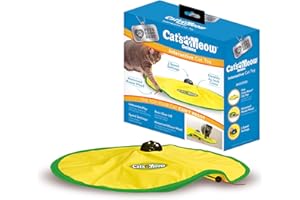 Cat's Meow Motorized Wand Cat Toy, Automatic 30 Minute Shut Off, 3 Speed Settings, The Toy Your Cat Can't Resist, Pets Know Best