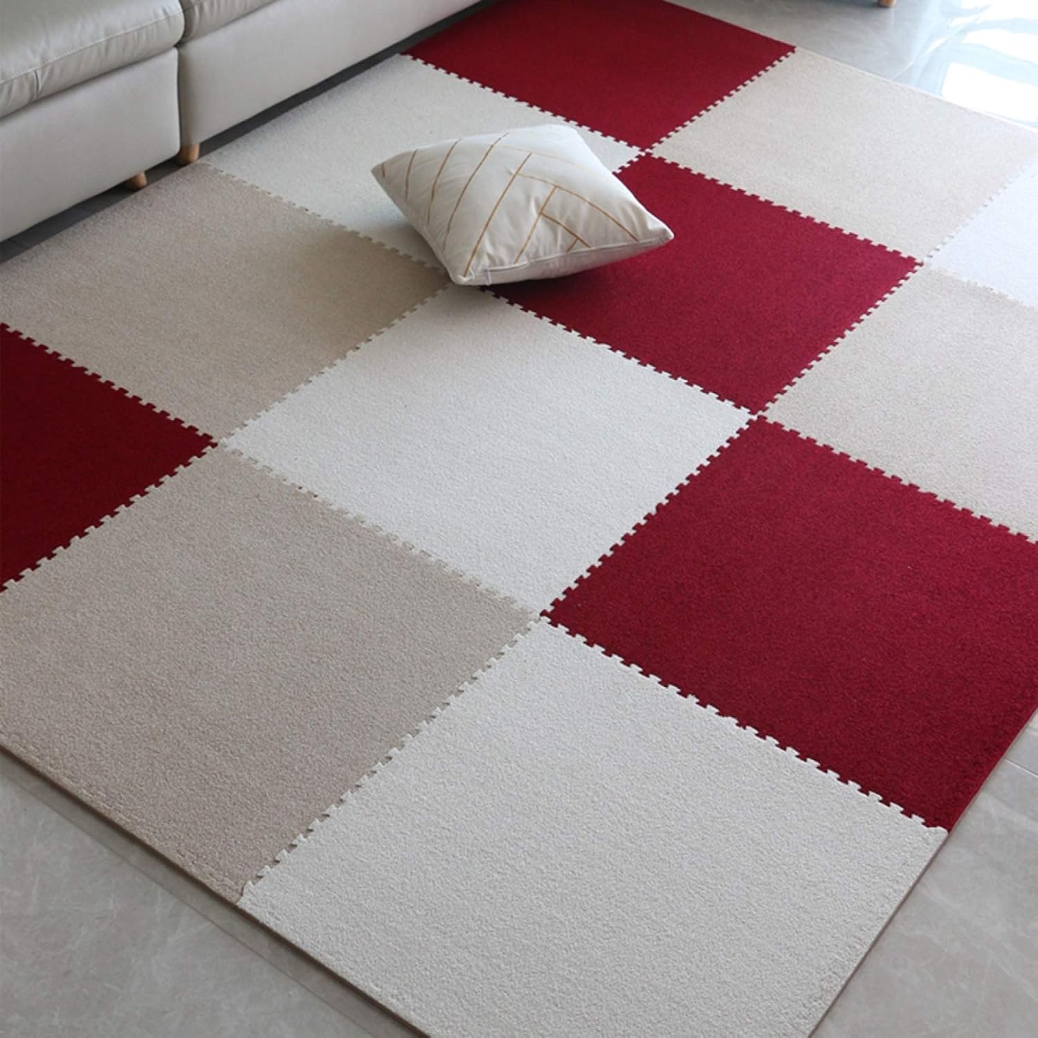 Amazon ジョイントマット カラフル 防音効果 衝撃吸収 サイドパーツ付き フロアマット パズルマット プレイマット 60 60 1 4 厚手 滑り止め 明るく 美しく 新生活 床暖房対応 プレイマット 敷物 ベビー キッズ 赤ちゃん カラーマット ラグ カーペット オンライン通販