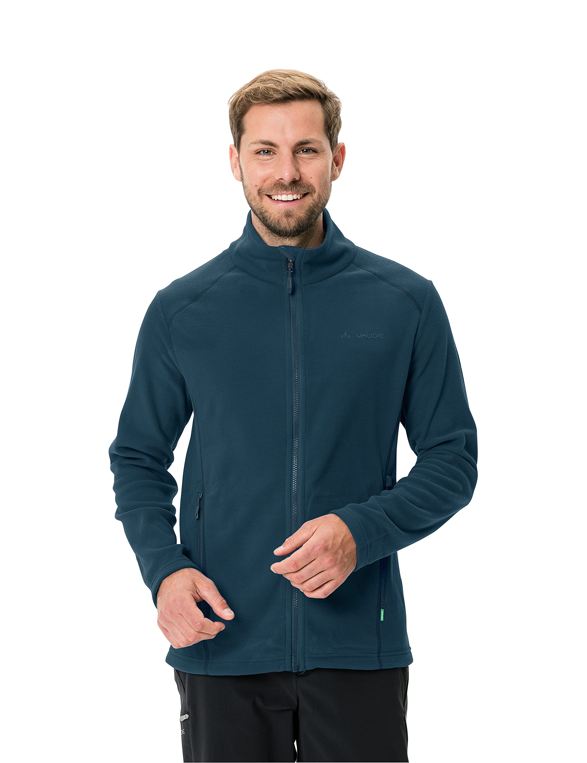 VAUDE Fleecejacke Herren Rosemoor, funktionale Fleece-Übergangsjacke aus 100% recyceltem Polyester, warme Zwischenjacke für Wandern & Freizeit 8