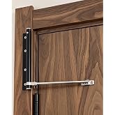 Automatic Door Closer for Home Easy to Install with Arm, Screw, Wrench | Safety Spring Door Closers | Auto Soft Close to Convert Hinged Doors to Auto Self Closing | Adjustable Catch Speed