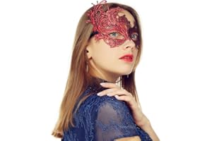MYMENU Masquerade Mask for Women Venetian Lace Eye Mask For Party Prom Ball Costume Mardi Gras