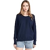 THE GREAT. Women's The College Sweatshirt, True Navy, S