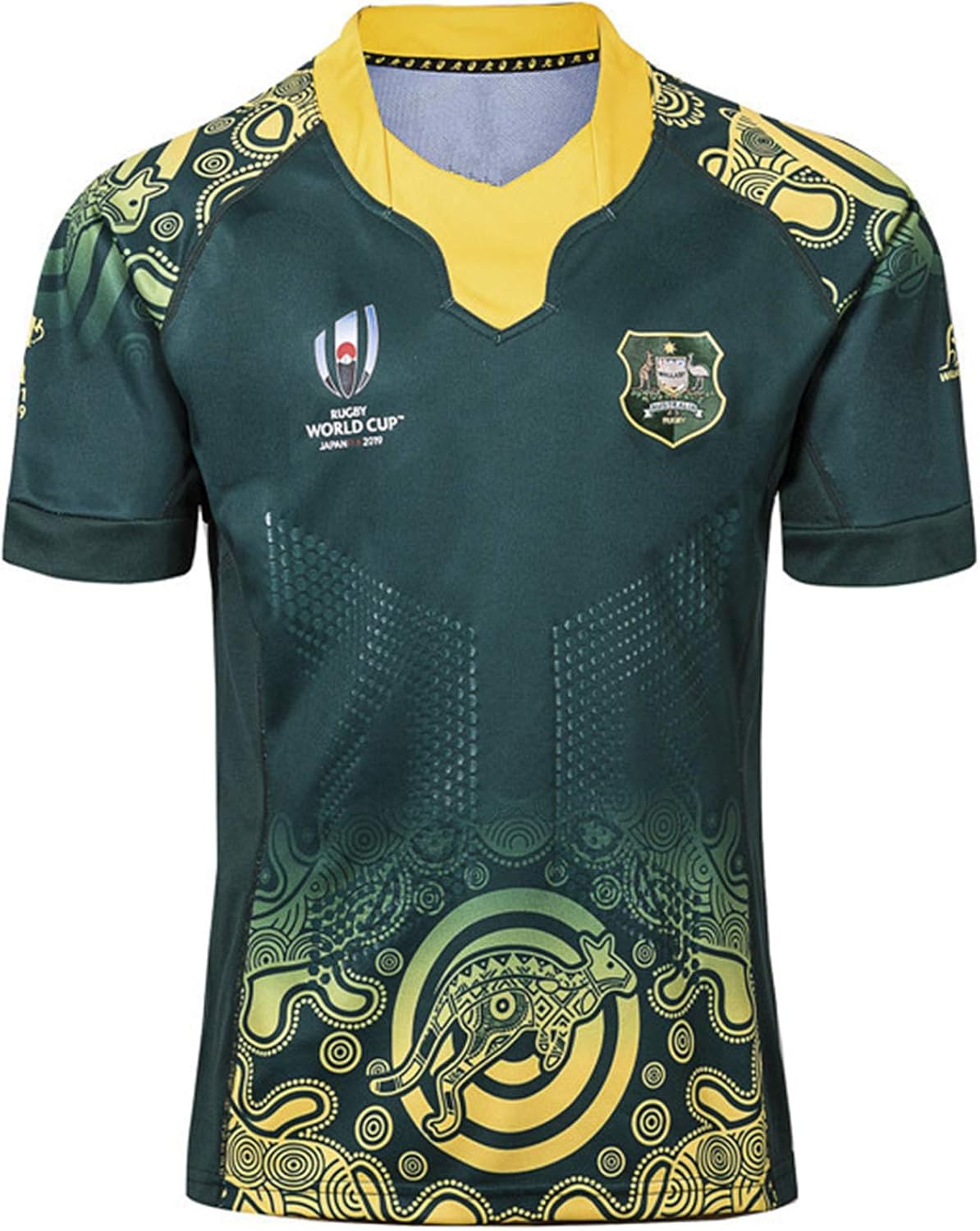 Männer Rugby Jersey, Australien Heim Und Auswärts 2019
