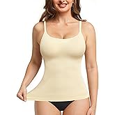 LODAY Compression Tank Top Shapewear Tummy Control Body Shaper Scoop Neck Camisole Cami Tops
