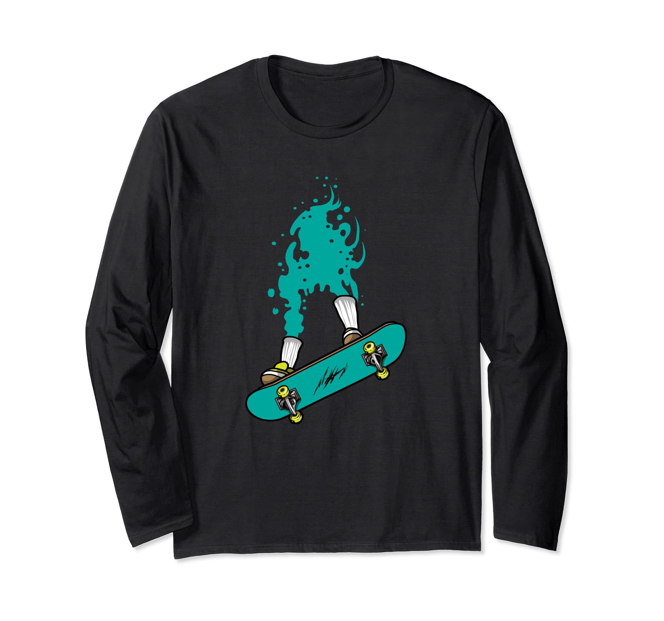 Skateboard Skateboarder - Skateboarding Skater Long Sleeve T-Shirt