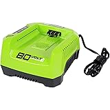 Greenworks PRO 80V Lithium Ion Single Port Rapid Battery Charger GCH8040