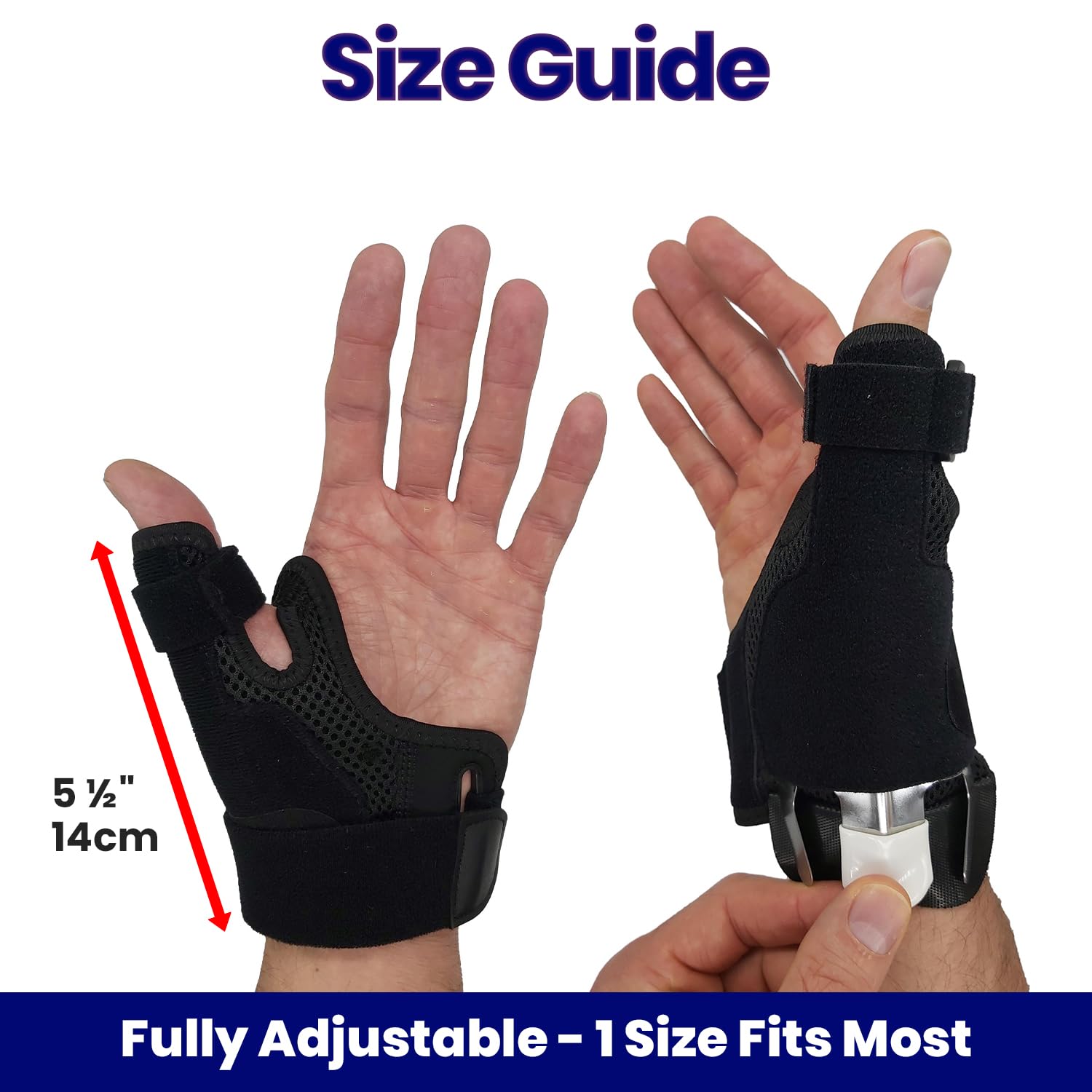 Thumb Brace Thumb Splint CMC I Trigger Thumbs Spica Splint Arthritis Pain Relief & Support I Wrist Brace & Stabilizer For Joint Tendonitis Tenosynovitis I Hand Braces Left & Right Hand