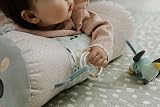 Nuby Animal Adventures Tummy Time Pillow 0M+ Interactive Mirror Plush view 5