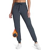 SEVEGO Women's 31"/33"/35" Inseam Tall Joggers Fleece Lined Sweatpants Water Resistant Thermal Athletic Running Pockets