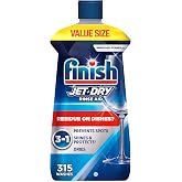 Finish Jet-Dry Dishwasher Rinse Aid, Dish Detergent Drying Agent, 32oz | Compatible With Dishwasher Pods, 315 Washes, Dishwasher Drying Agent, Prevents Spots &amp; Residues, Dries, Shine &amp; Protects