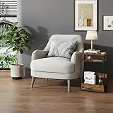 YEAKOO Narrow Side Table with Storage Shelf 3 Tier 46x18x62.5cm view 5