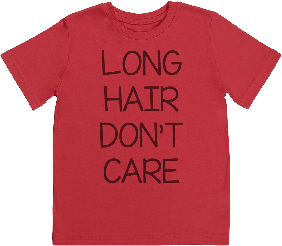 Long Hair Don't Care Unisex Kids T-Shirt - Boys T-Shirt - Girls T-Shirt - Kids Top