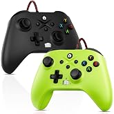 Gamrombo 2 Pack Wired Controlle Compatible with Xbox Series X/S/Xbox One/Xbox One S/One X, PC with Turbo/Macro Function /3.5mm Headphone Jack