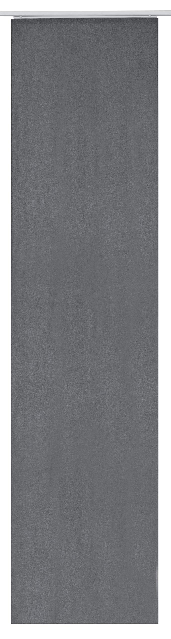 Elbersdrucke Lino 17 Curtain Panel Polyester Dark Grey 245 x 60 cm