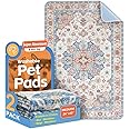 Washable Pee Pads for Dogs 2 Pack Reusable Puppy Training Pads 40"x26" Super Absorbent Waterproof Dog Training Pads, Non-Slip Potty Pads, Whelping Pads Litter Mat