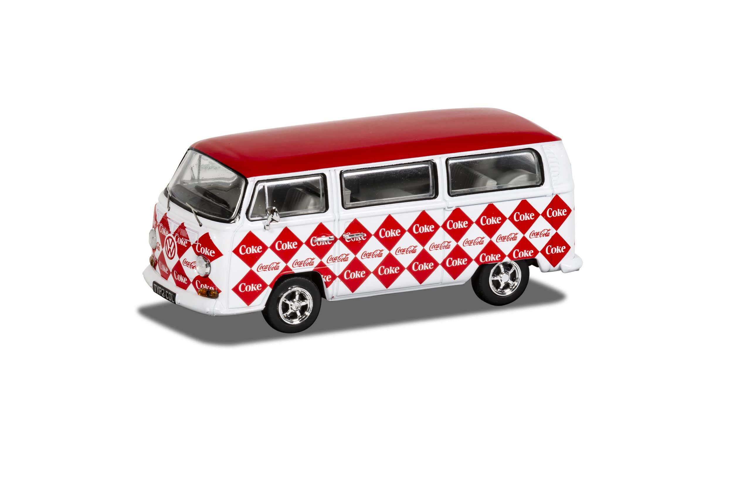 Corgi Diecast Model Cars - CC02745 Coca Cola VW Camper Diamond - Men, Women & Kids Souvenir Gifts from UK - Small Die Cast Toy Car Models for Boys, Gift for Motor Enthusiasts
