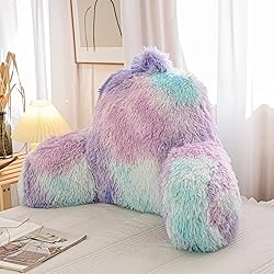 A Nice Night Faux Fur Reading Pillow Bed Wedge