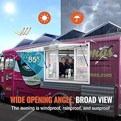 VEVOR Concession Window 60"x36", Aluminum Alloy