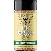 Fire &amp; Smoke Society Holy Garlic All Purpose Seasoning 6 oz | Chicken, Pork