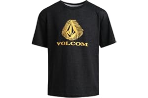 Volcom Boys' T-Shirt - Classic Crewneck Short Sleeve Breathable Cotton Graphic Tee for Boys (Sizes: 8-16)