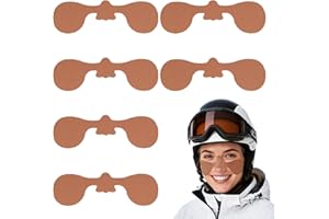 6pcs Antifreeze Face Patch, Windproof & Sun-Proof Ski Face Mask Sticker Breathable Anti-Freeze Covers Accessories for Skiing 