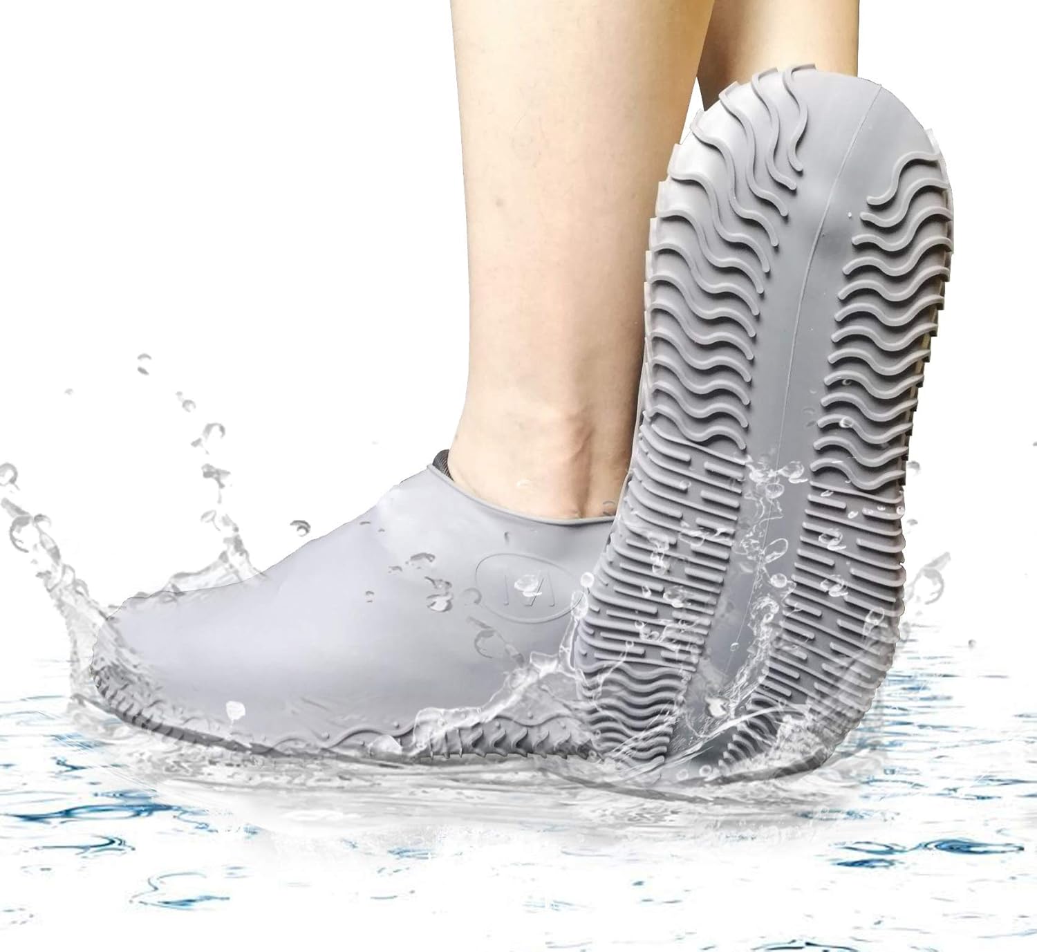 Waterproof Shoe Cover, Silicone Shoe Cover Reusable for Men Women Kids